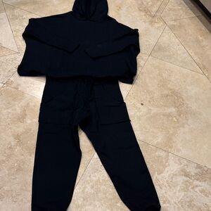 Frank & Eileen Black Hoodie and joggers set